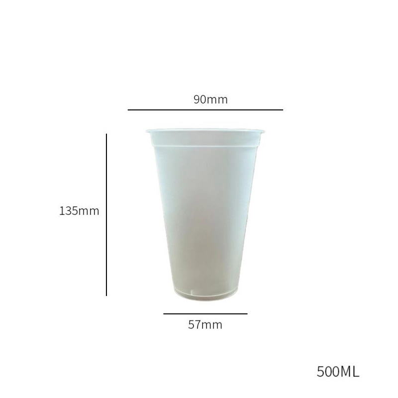 500 ml nyomtatott PP csésze